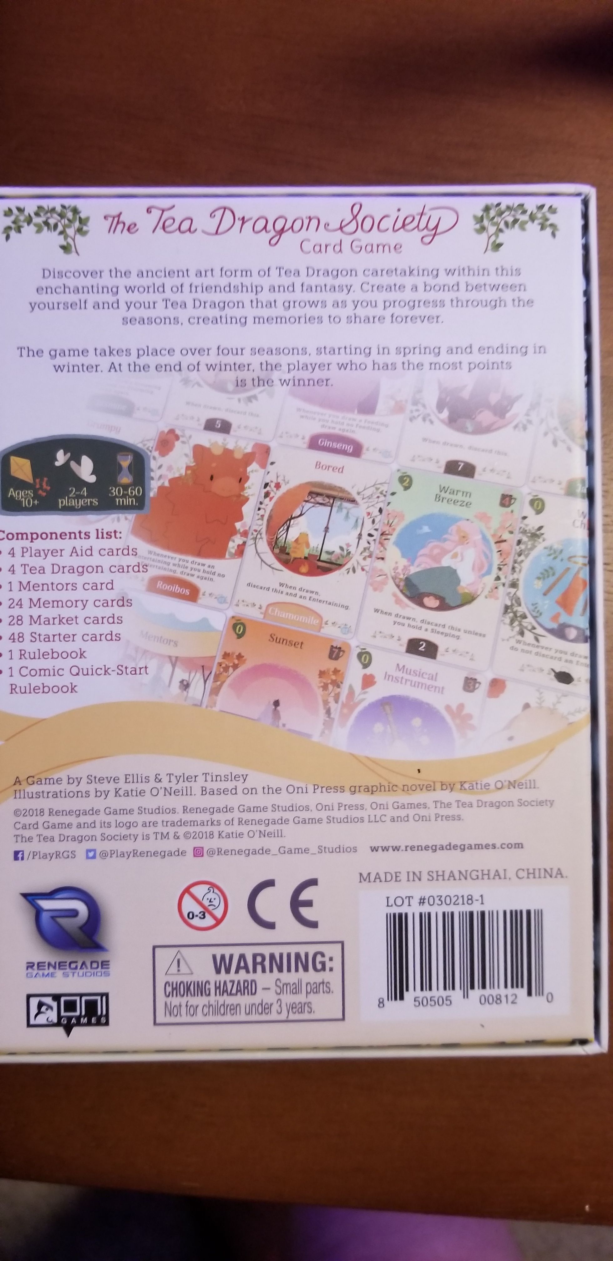 The Tea Dragon Society Card Game  (2-4) board game collectible [Barcode 850505008120] - Main Image 2