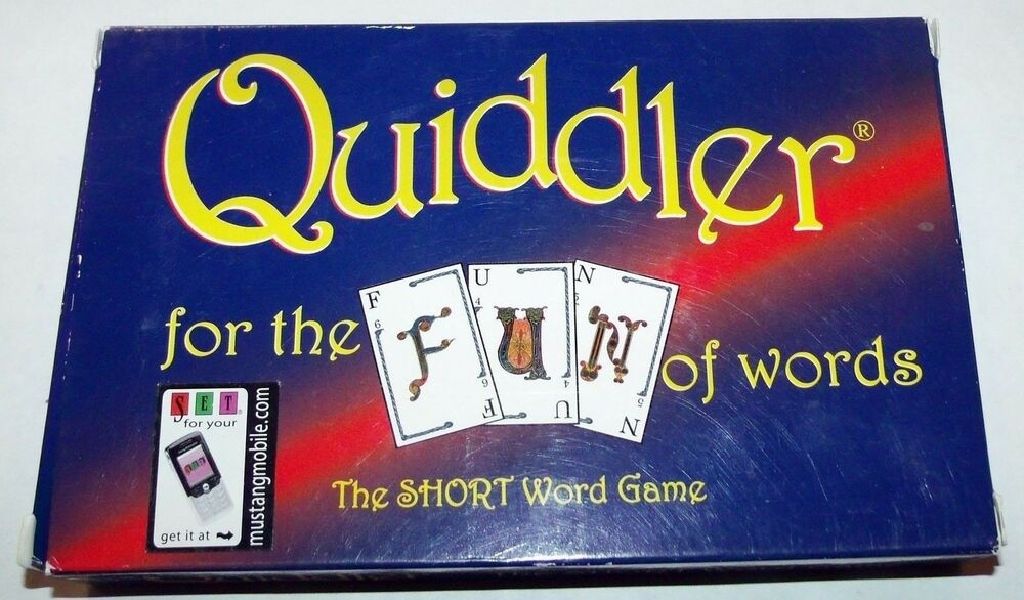 Quiddler Card Game For The Fun Of Words The Short Word Game 1998 100% Complete  (1-8) board game collectible [Barcode 1130360050007] - Main Image 2