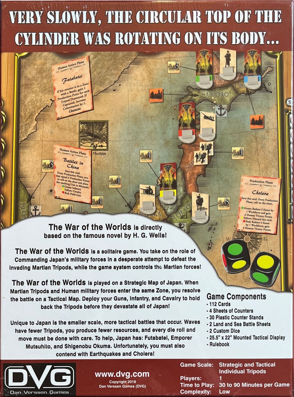 The War of the Worlds: Japan  (1) board game collectible - Main Image 2