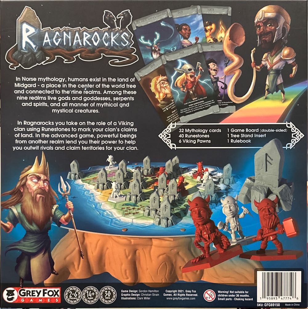 Ragnarocks 🎲  (2-6) board game collectible [Barcode 195893477746] - Main Image 2