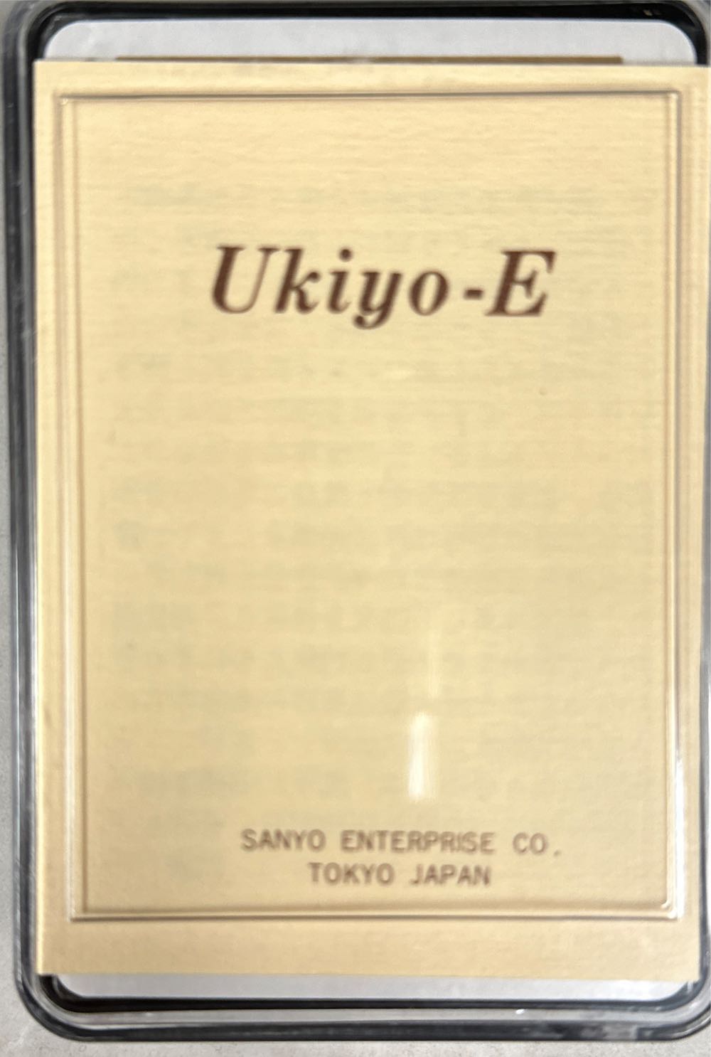 Hiroshige Playing Cards  (1+) board game collectible - Main Image 2