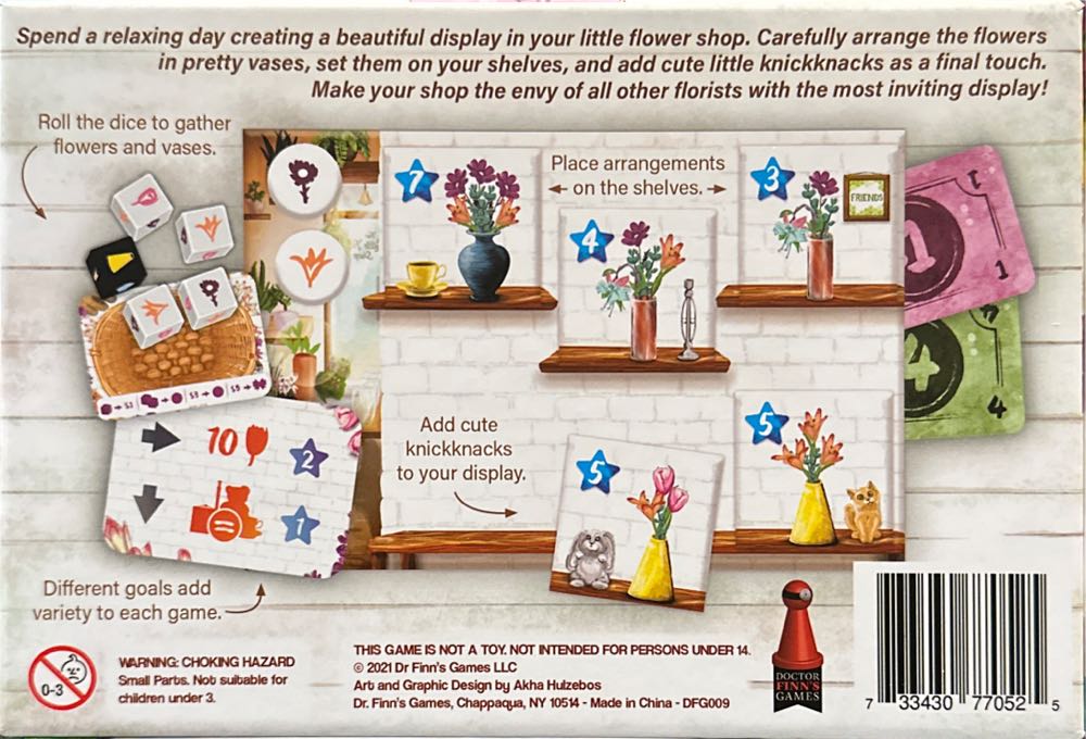 The Little Flower Shop  (1-4) board game collectible [Barcode 733430770525] - Main Image 2