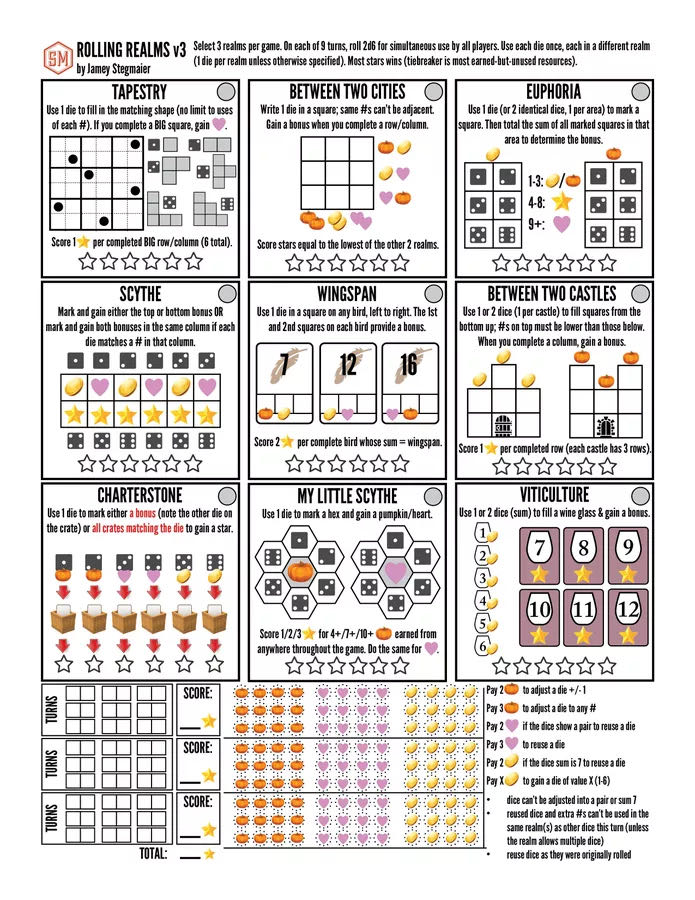 Rolling Realms  (1-6) board game collectible [Barcode 850032180092] - Main Image 4