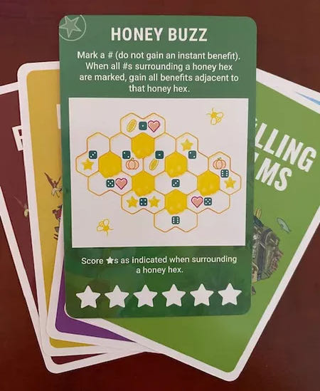 Rolling Realms - Honey Buzz  (1-6) board game collectible [Barcode 850032180207] - Main Image 2
