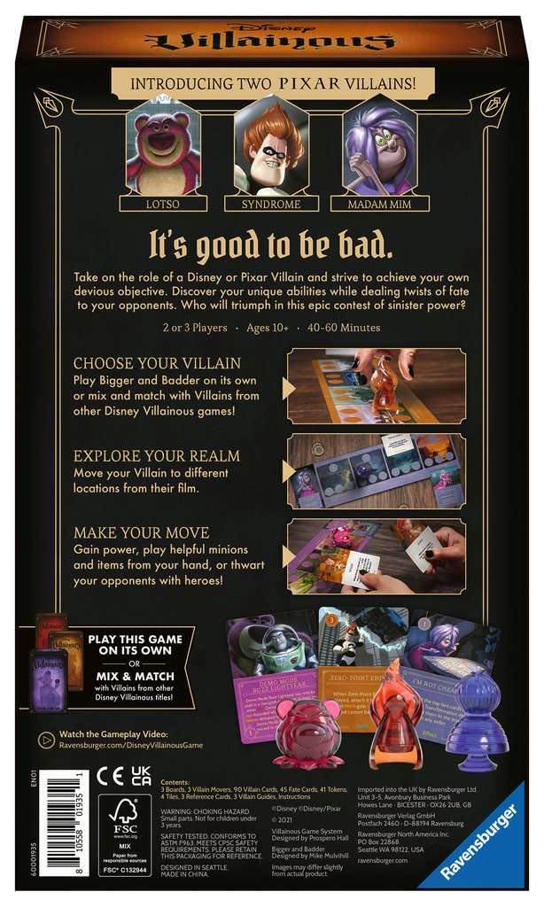 Disney Villainous: Bigger and Badder  (2-3) board game collectible - Main Image 2