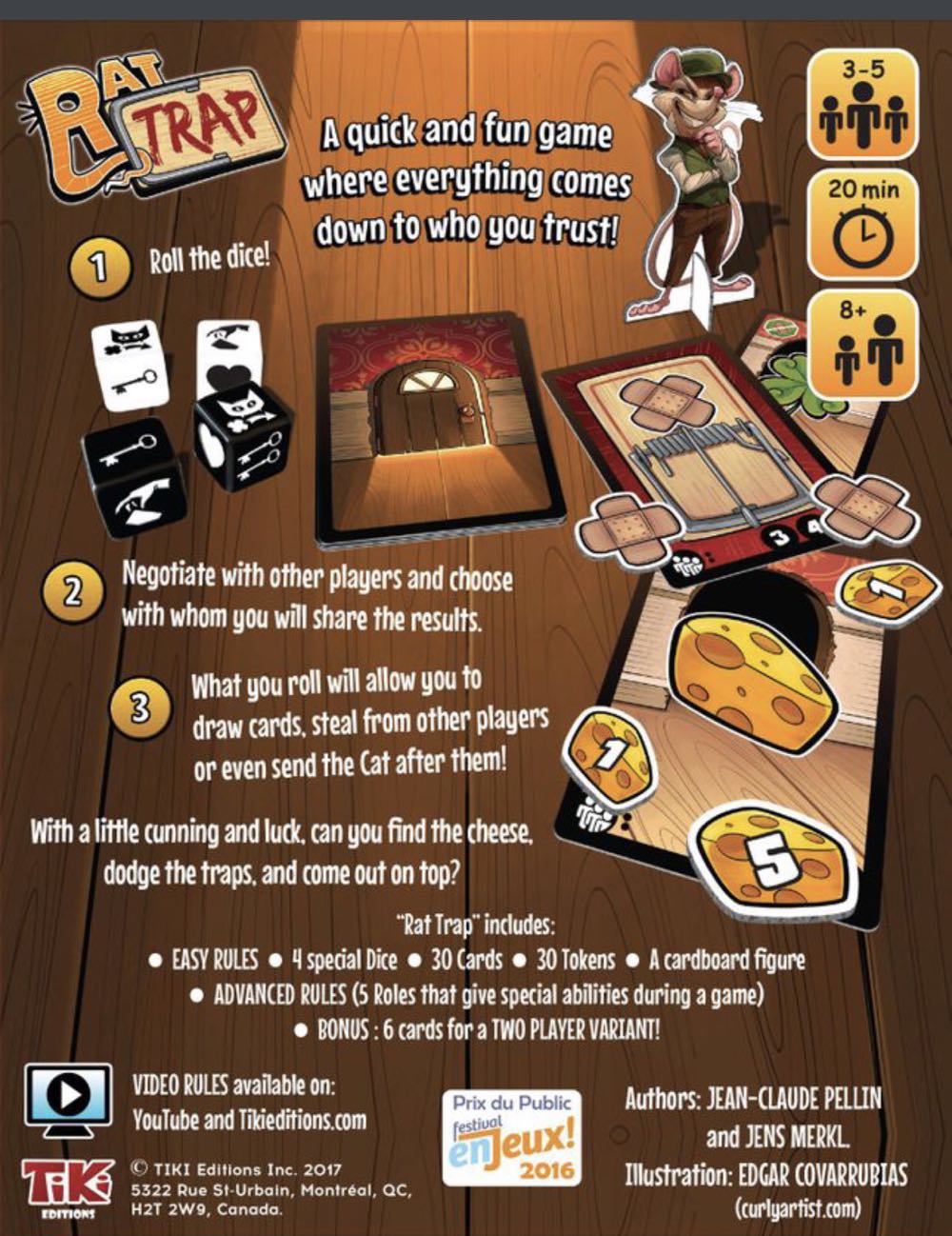 Rat Trap  (3-5) board game collectible - Main Image 2