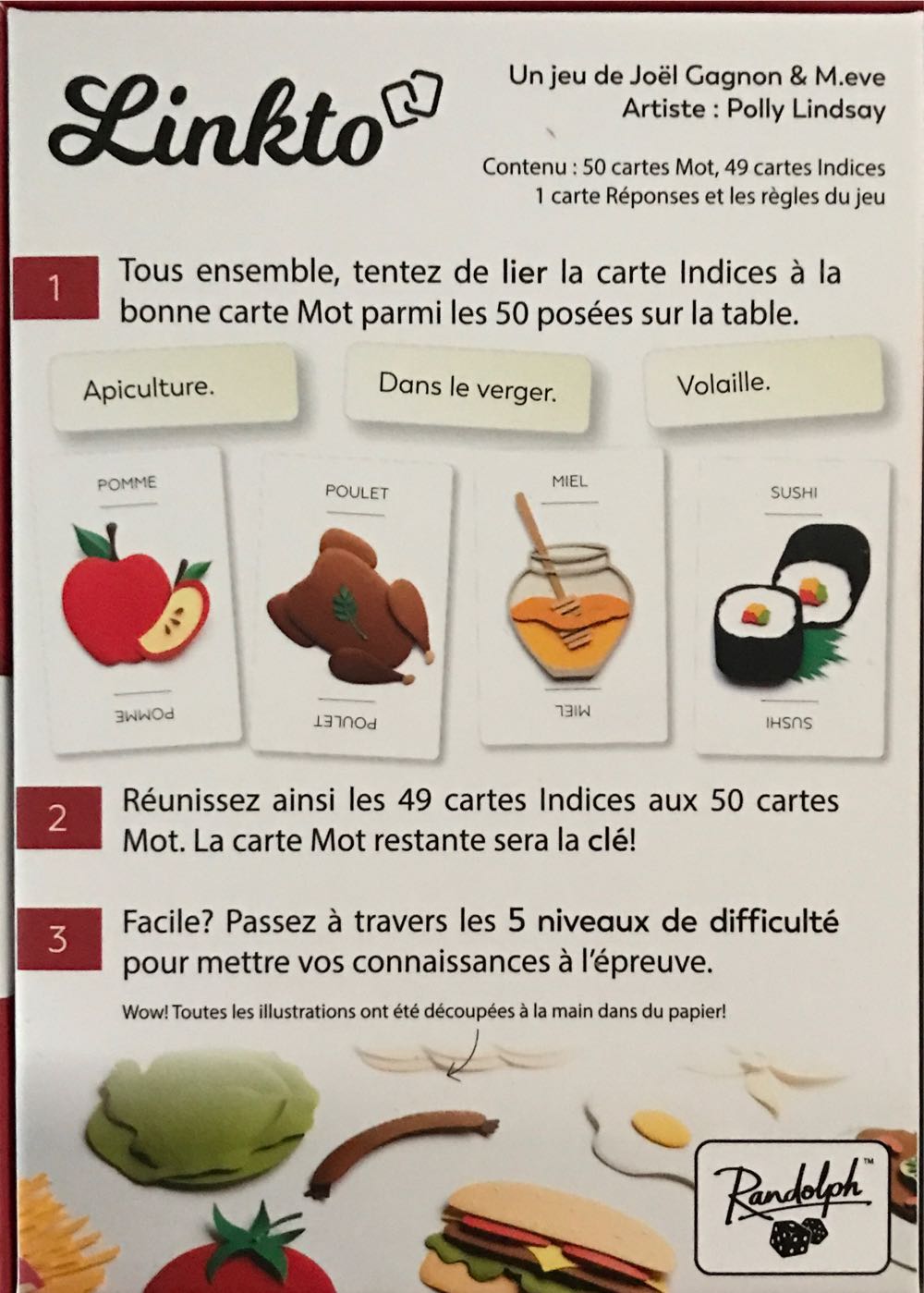 Linkto Cuisine  board game collectible [Barcode 784099943256] - Main Image 2