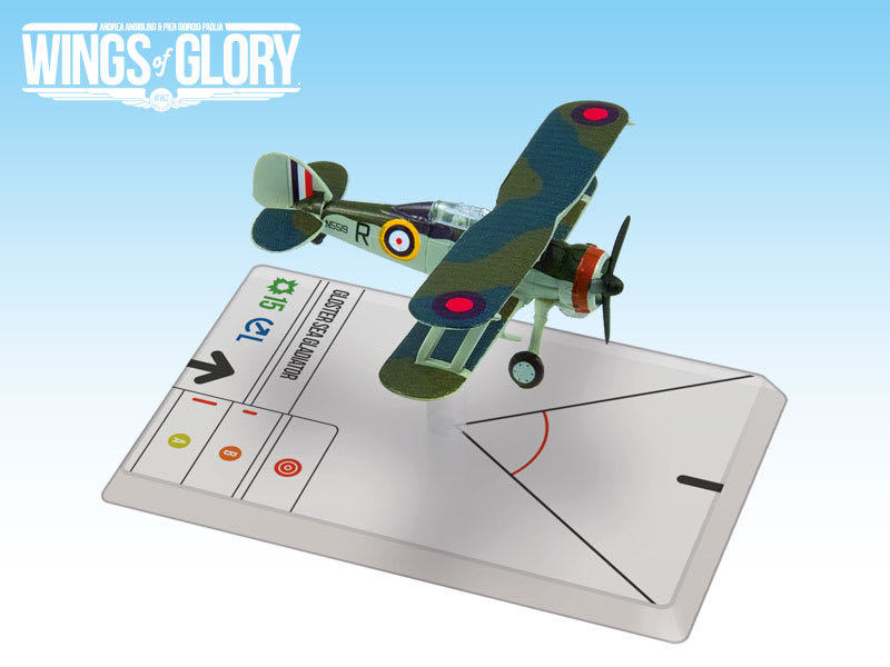 Wings Of Glory WW2 WGS109A Gloster Sea Gladiator (Burges)  board game collectible [Barcode 8054181510836] - Main Image 2