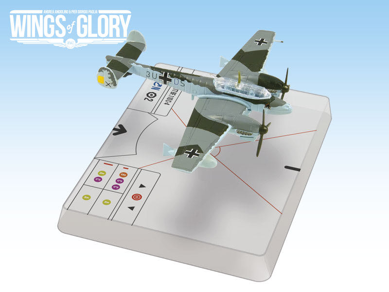 Wings Of Glory WW2 WGS202A Messerschmitt Bf.110 C-4 (Schupp)  board game collectible [Barcode 8054181510928] - Main Image 2