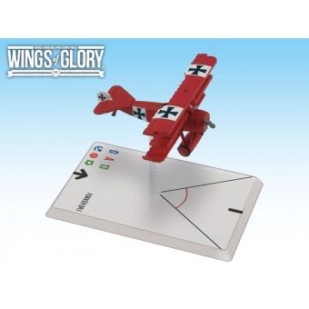 Wings Of Glory WW1 WGF104A Fokker Dr. I (Von Richthofen)  board game collectible [Barcode 8054181510775] - Main Image 2