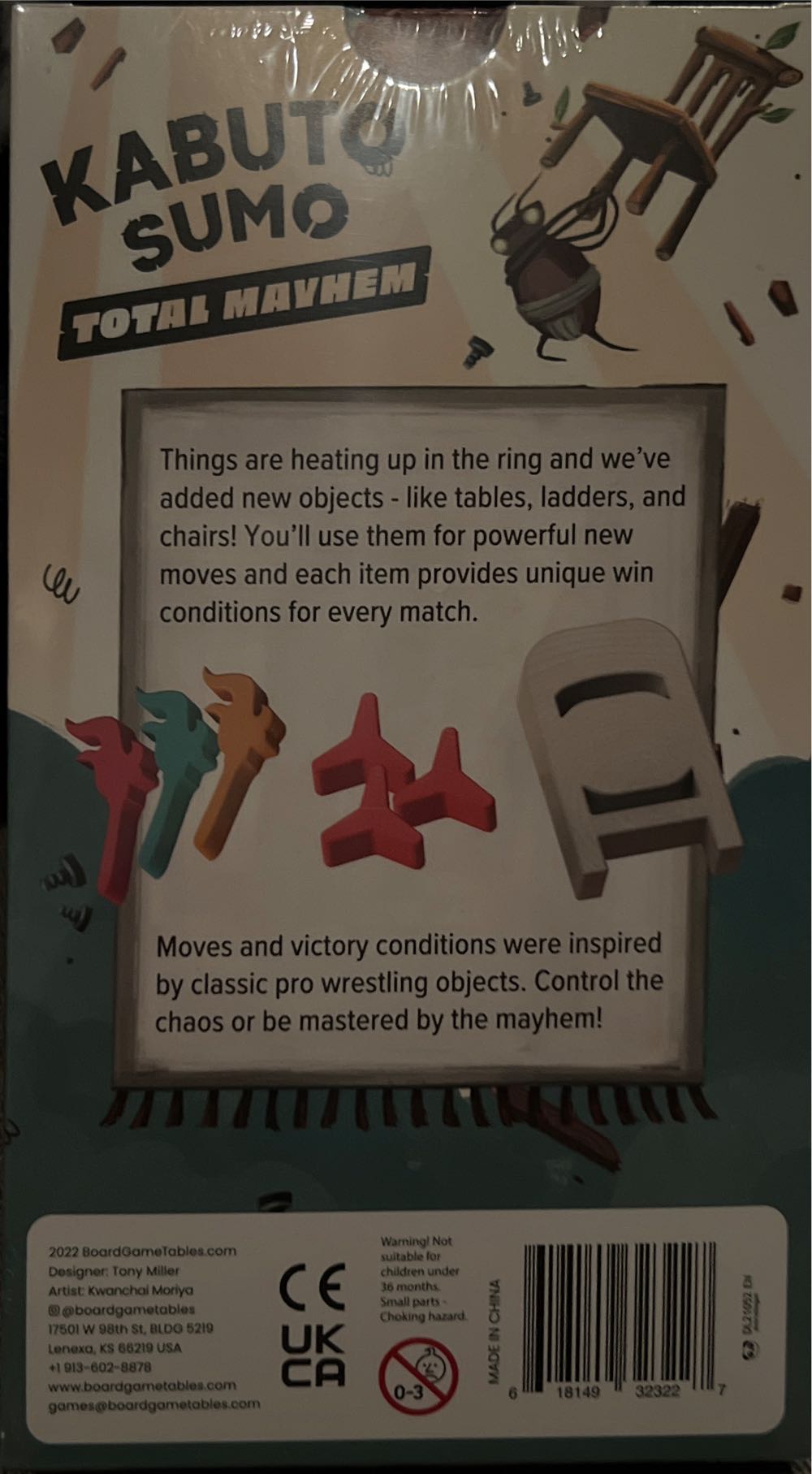 Kabuto Sumo: Total Mayhem  board game collectible [Barcode 618149323227] - Main Image 2