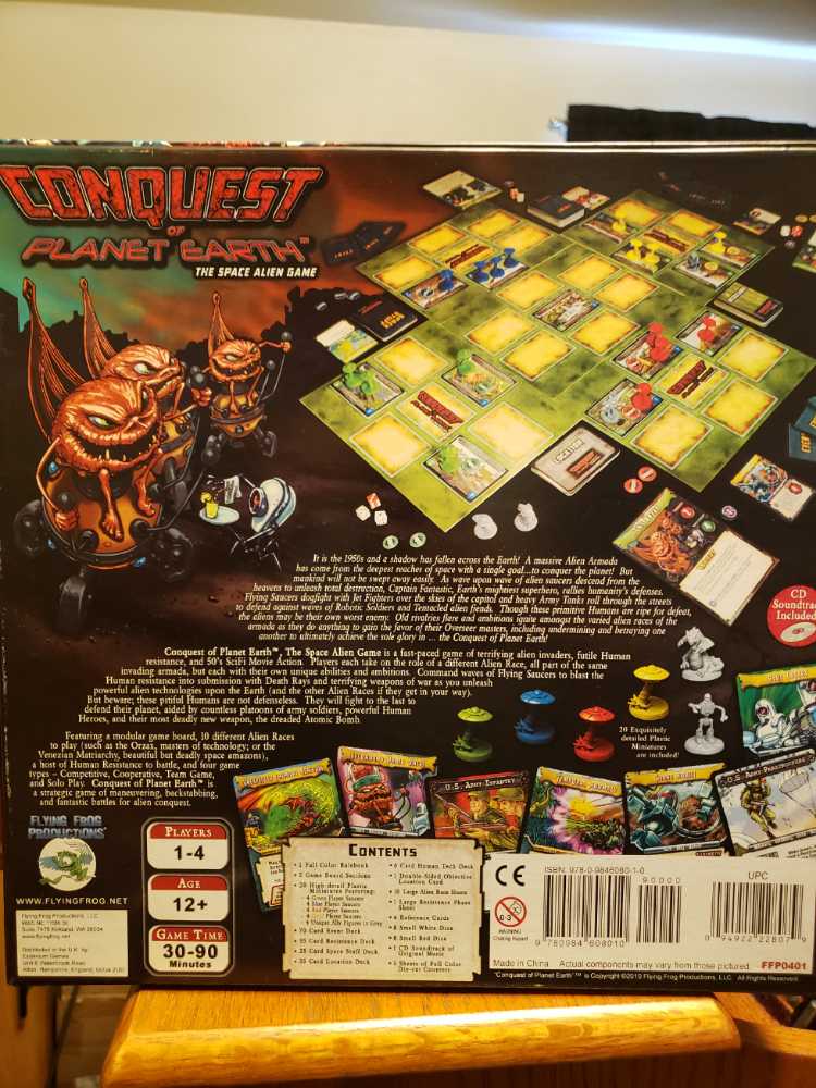 Conquest Of Planet Earth  board game collectible [Barcode 9780984608010] - Main Image 2