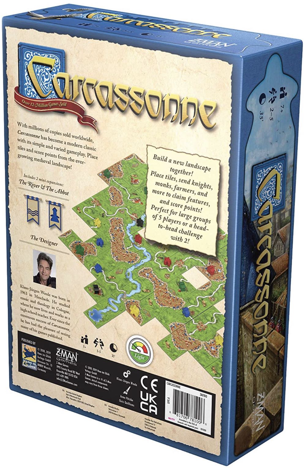Asmodee Carcassonne New Edition Highd0112 ~d~  (2-5) board game collectible [Barcode 4015566018464] - Main Image 2