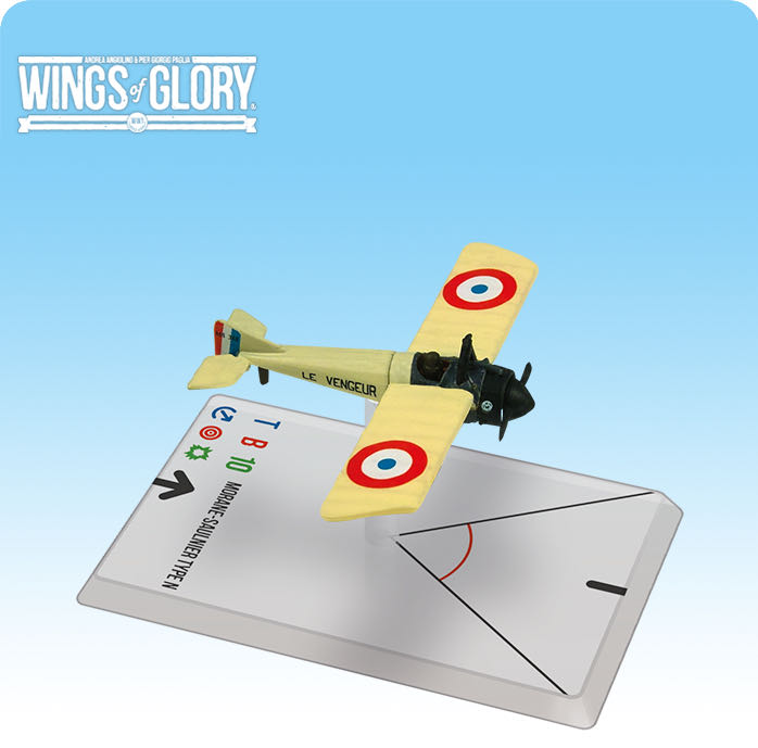 Wings Of Glory WW1 WGF107B Moraine-Saulnier Type N (Gilbert)  board game collectible [Barcode 8054181510409] - Main Image 1