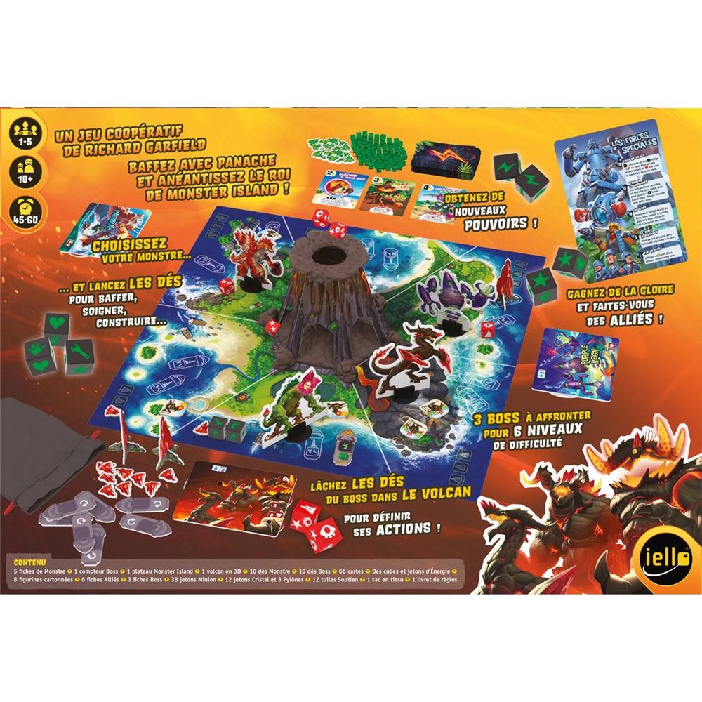 King of Monster Island  (1-5) board game collectible [Barcode 3701551700292] - Main Image 2