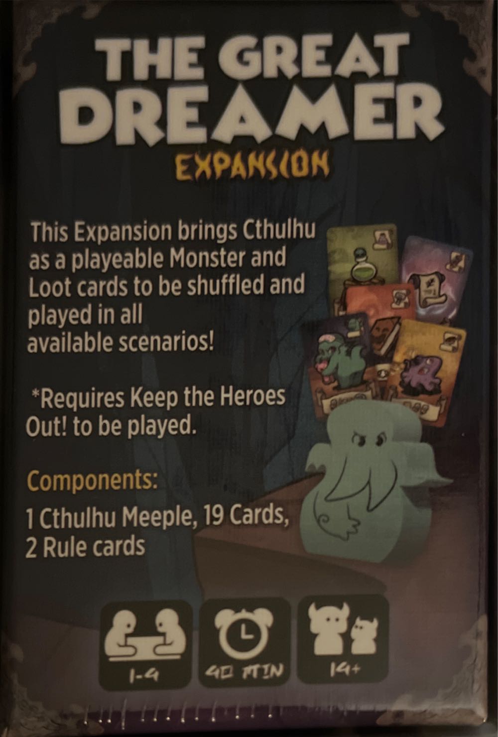 Keep the Heroes Out!: The Great Dreamer  (1-4) board game collectible [Barcode 634240097911] - Main Image 2