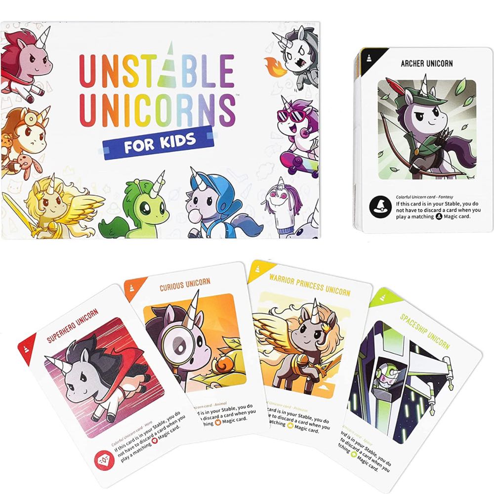 Unstable Unicorns: Kids Edition  (2-6) board game collectible [Barcode 810031366125] - Main Image 3
