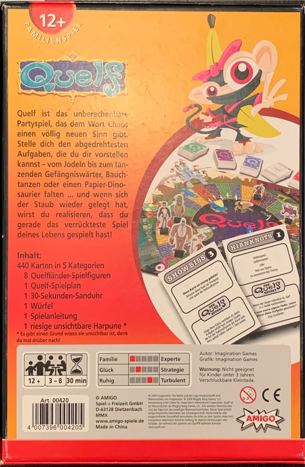 Quelf  (3-8) board game collectible [Barcode 4007396004205] - Main Image 2