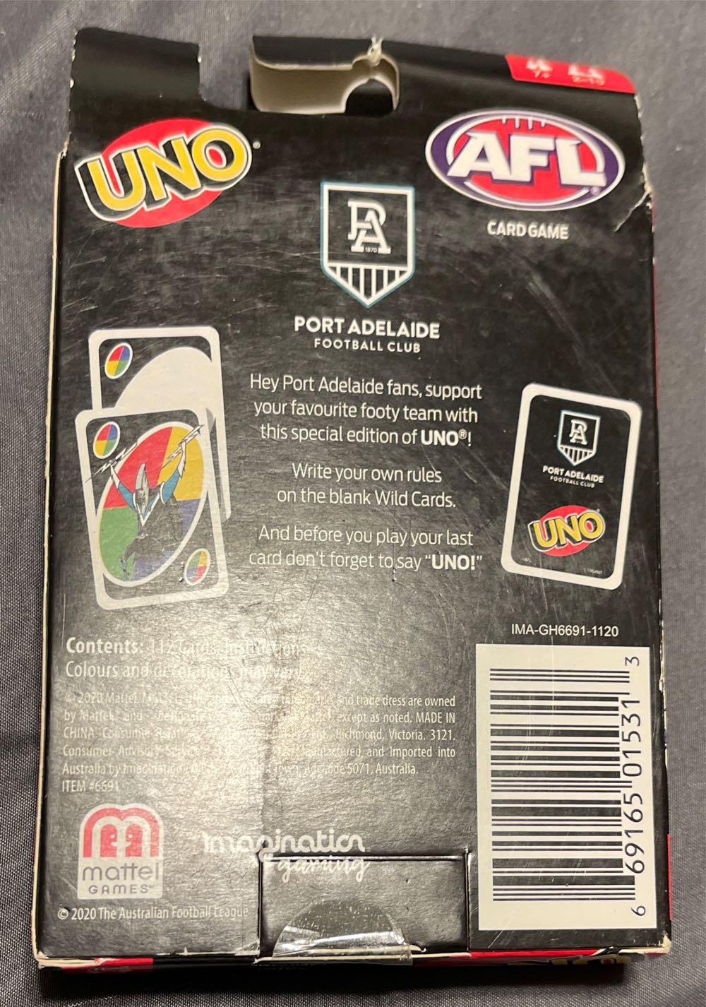 Port Adelaide Uno  board game collectible - Main Image 2