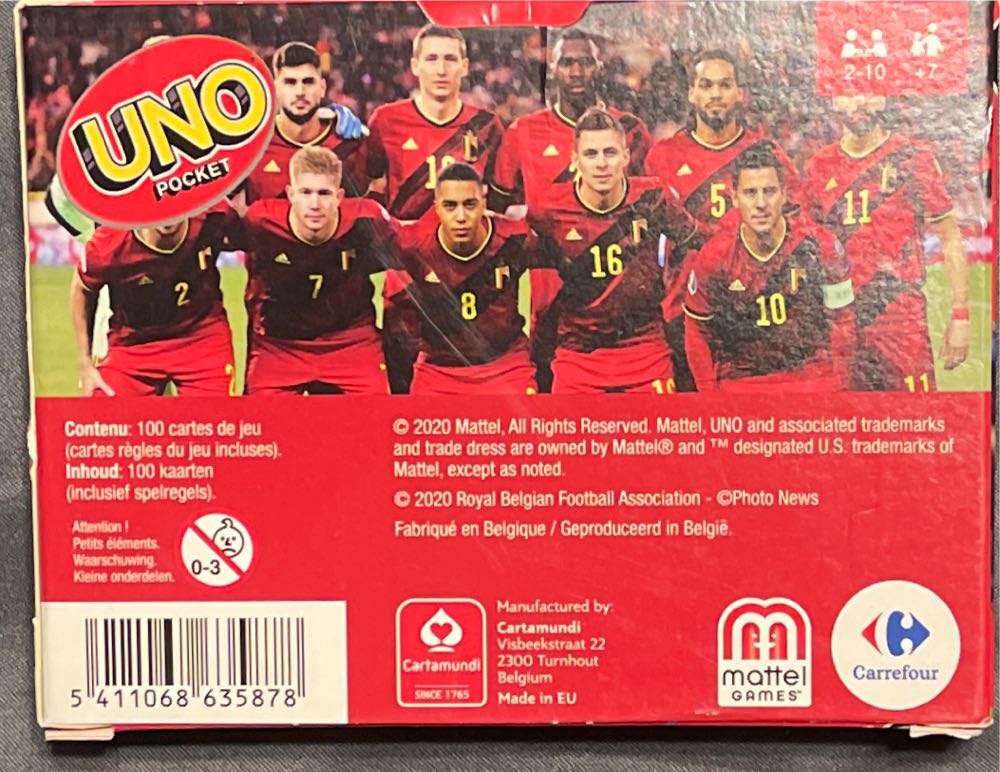 Mini Uno Pocket Soccer Carrefour  board game collectible - Main Image 2