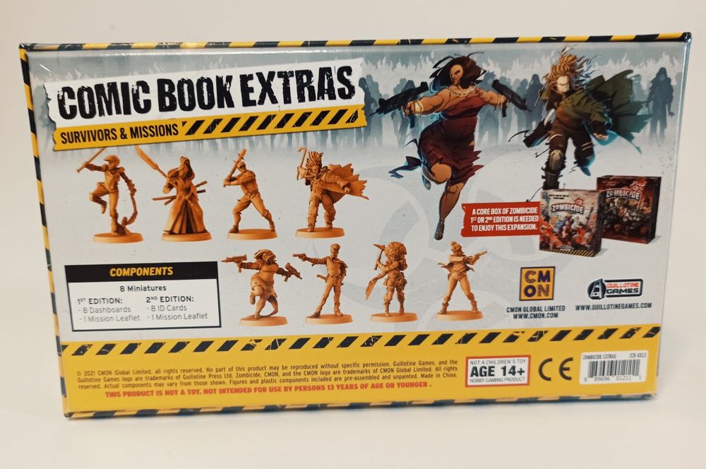 Comic Book Extras #1  (1-6) board game collectible [Barcode 889696012111] - Main Image 2