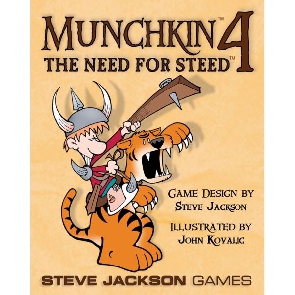 Munchkin 4: The Need For Steed  (2-6) board game collectible [Barcode 9781556347498] - Main Image 1