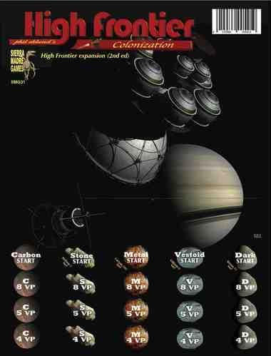High Frontier 2nd Edition: Colonization Expansion  (1-5) board game collectible [Barcode 4015566005419] - Main Image 2