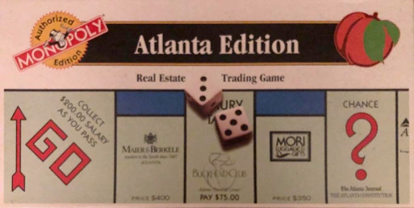 Atlanta [USA]  board game collectible - Main Image 1