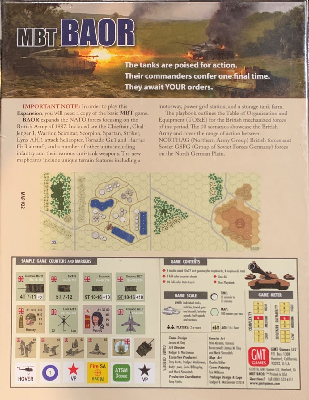 MBT: BAOR  (2 or more) board game collectible [Barcode 817054011490] - Main Image 2
