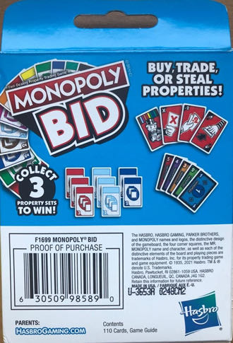 Bid [USA]  board game collectible - Main Image 2