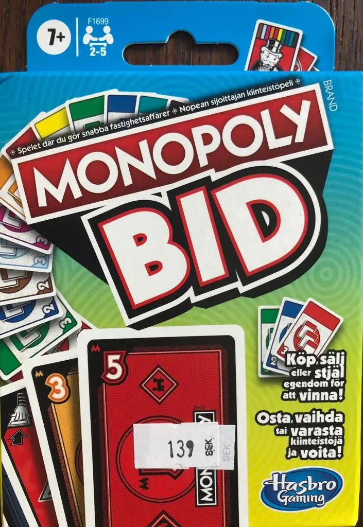 Bid [SWE]  board game collectible - Main Image 1