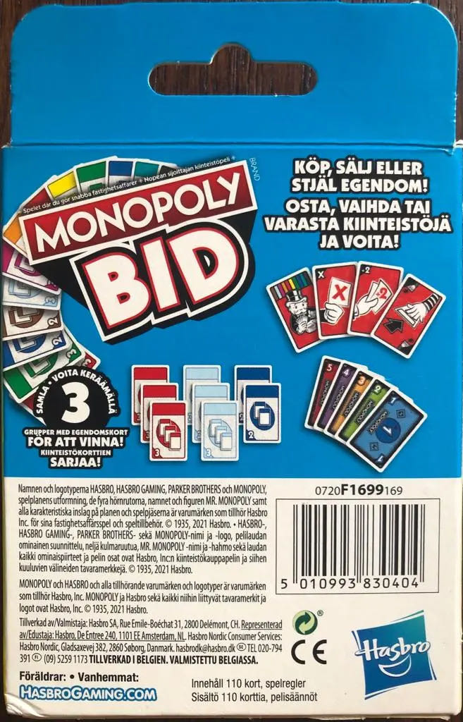 Bid [SWE]  board game collectible - Main Image 2