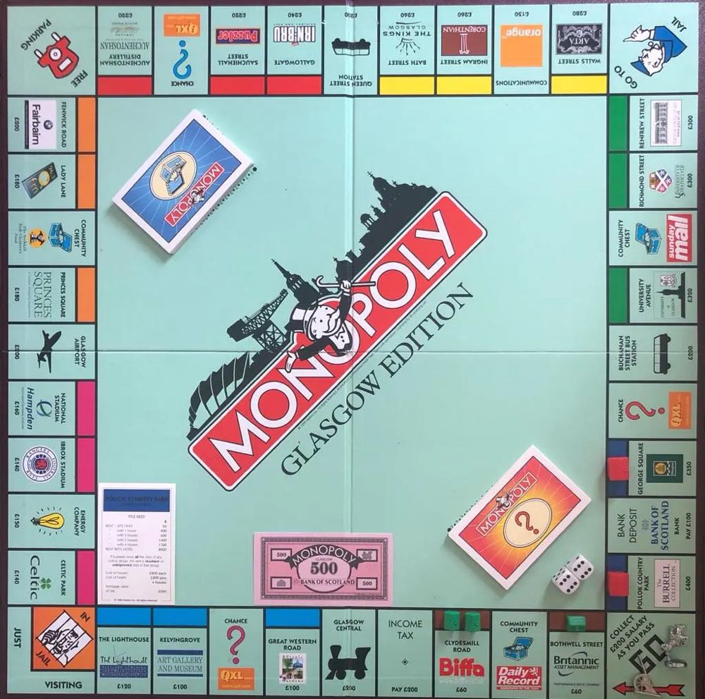Glasgow (2000)  board game collectible - Main Image 2