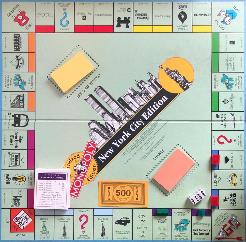 New York City (1995) [USA]  board game collectible - Main Image 2