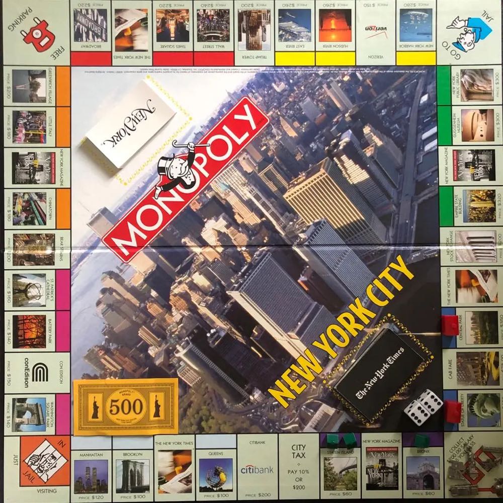 New York City (2001) [USA]  board game collectible - Main Image 2