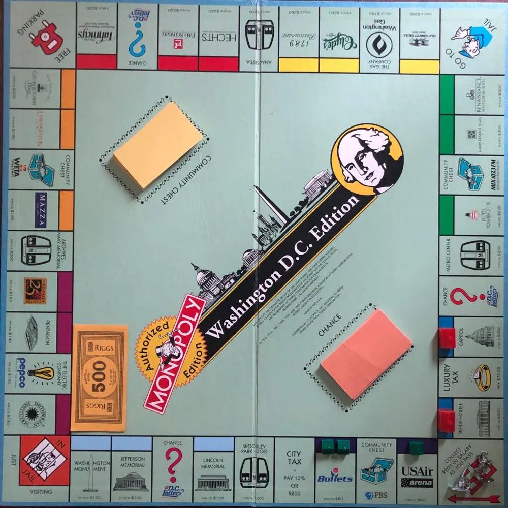 Washington D.C. [USA]  board game collectible - Main Image 2