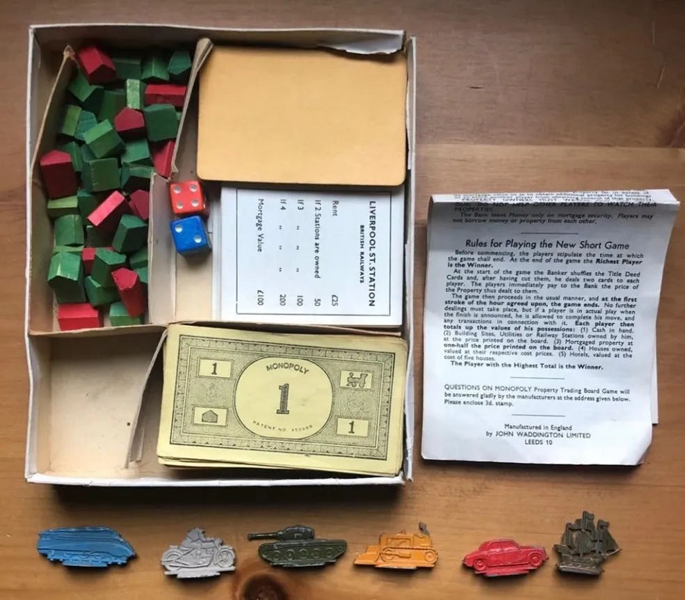 Monopoly 1954/55  board game collectible - Main Image 2