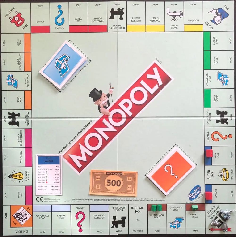 Monopoly 2017 (Sept Re-Print)  board game collectible - Main Image 2