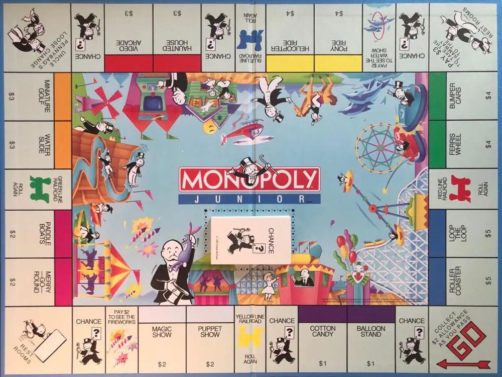 Junior 1990 [USA]  board game collectible - Main Image 2