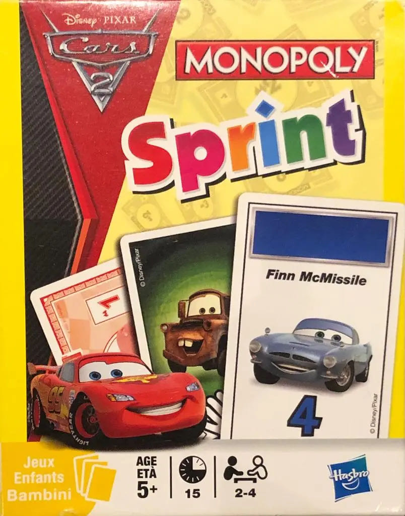 Cars 2 Sprint [FR/IT]  board game collectible - Main Image 1