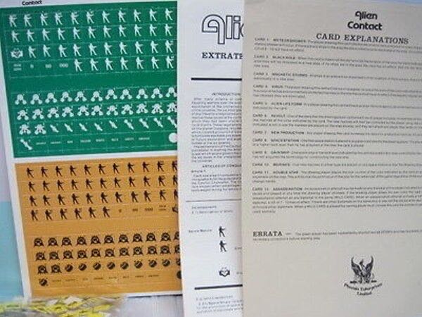 Alien Contact Board Game  (2-6) board game collectible - Main Image 3