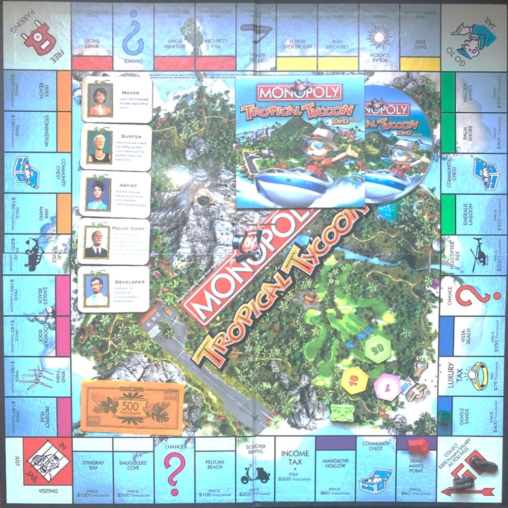 Tropical Tycoon [USA]  board game collectible - Main Image 2