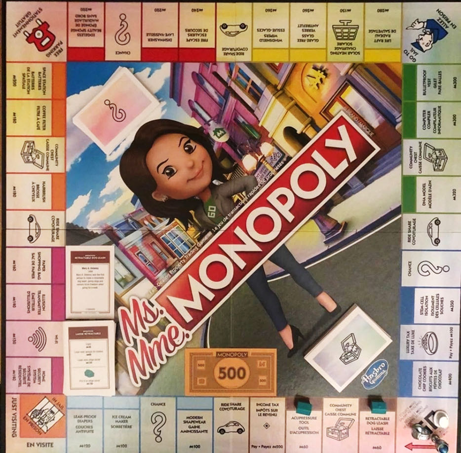 Ms Mme Monopoly [CA]  board game collectible - Main Image 2