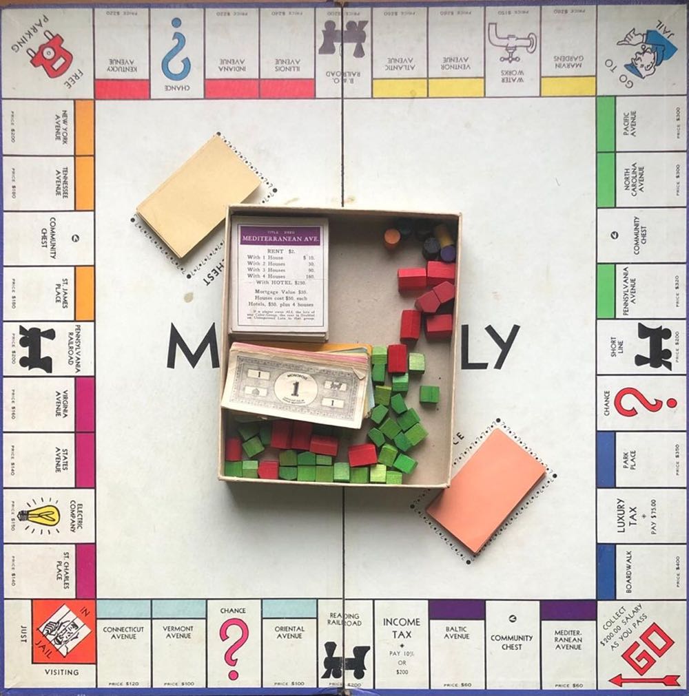 Monopoly 1943 Junior [USA]  board game collectible - Main Image 2