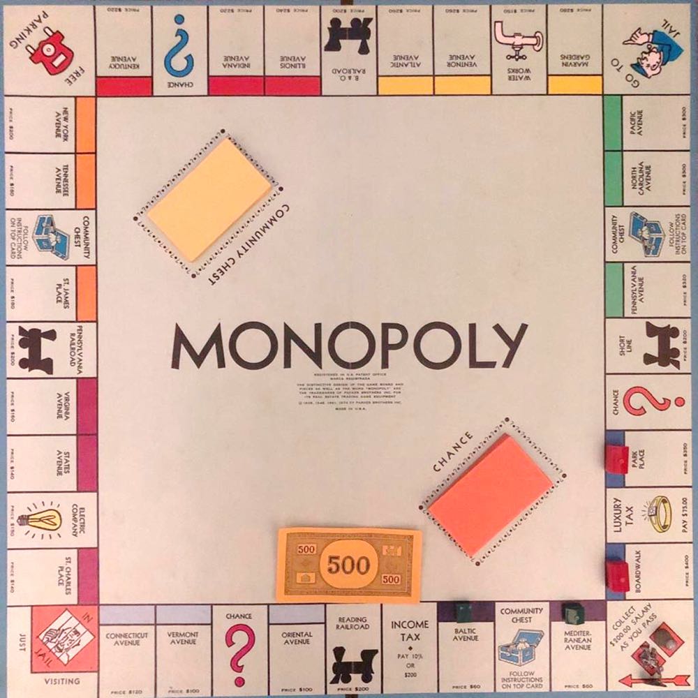 Monopoly 1975 [USA]  board game collectible - Main Image 2