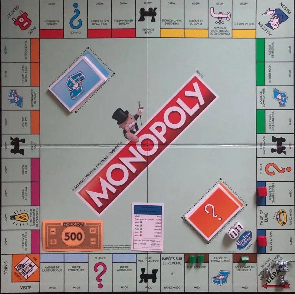 Monopoly 2018 [FR]  board game collectible - Main Image 2