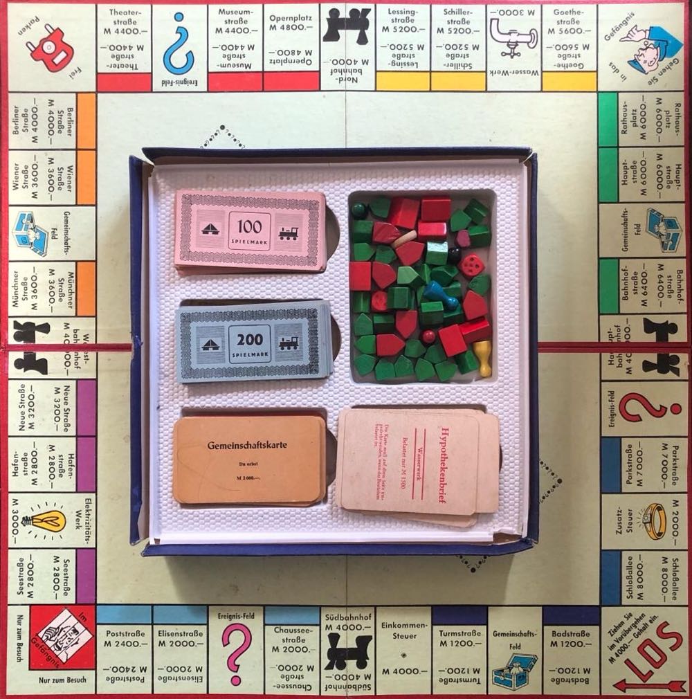 Monopoly 1961 (square) [GER]  board game collectible - Main Image 2