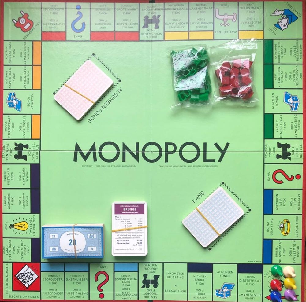 Monopoly 1961 [BE]  board game collectible - Main Image 2