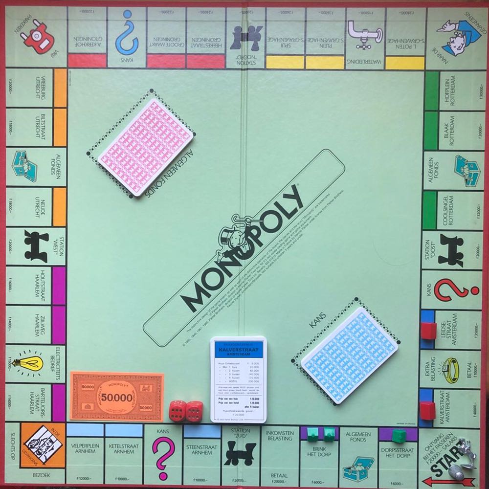 Monopoly 1985 [NL]  board game collectible - Main Image 2