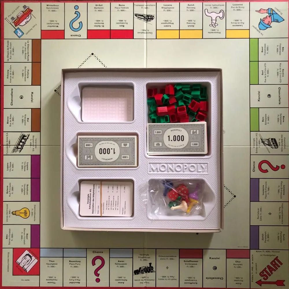 Monopoly 1985 [CH]  board game collectible - Main Image 2